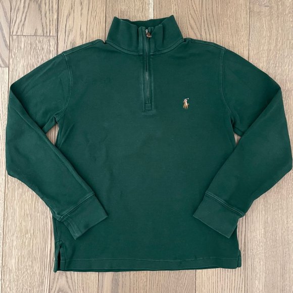 Polo Ralph Lauren Other - Polo Ralph Lauren Cotton Interlock Quarter-Zip Pullover